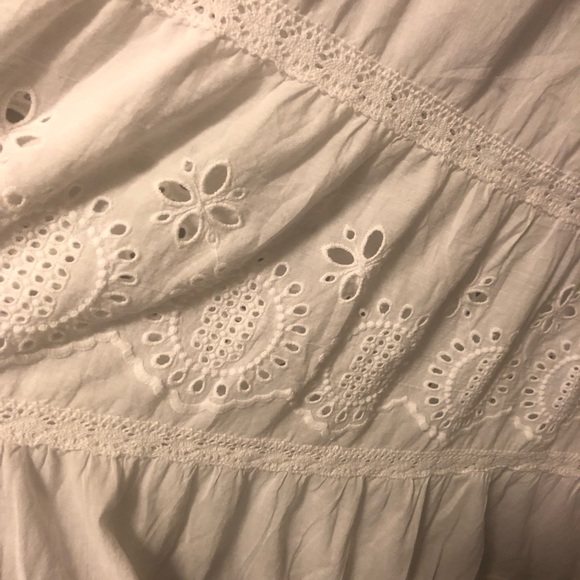 White Embroidered Maxi Dress - Picture 2 of 3